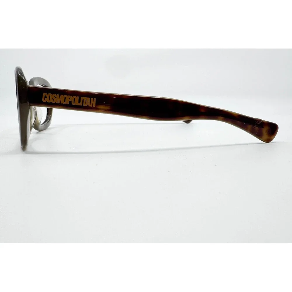 Cosmopolitan Eyeglasses Womens Olive Tortoise CS01 Oval Frames 130